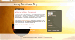 Desktop Screenshot of abbeyrecruitment.blogspot.com