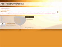 Tablet Screenshot of abbeyrecruitment.blogspot.com
