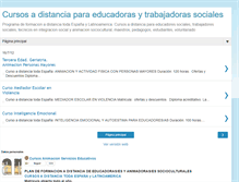 Tablet Screenshot of cursoseducadoras.blogspot.com