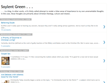 Tablet Screenshot of greensoylent.blogspot.com