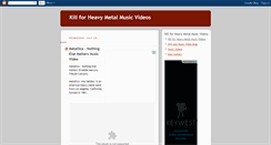 Desktop Screenshot of killformetal.blogspot.com