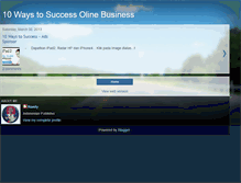 Tablet Screenshot of 10way2success-onlinebusiness.blogspot.com