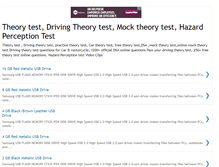 Tablet Screenshot of online-driving-theory-test.blogspot.com