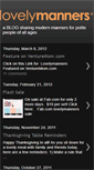 Mobile Screenshot of lovelymanners.blogspot.com