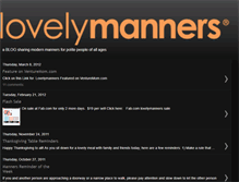 Tablet Screenshot of lovelymanners.blogspot.com