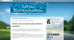 Desktop Screenshot of abcideiasborbulhantes.blogspot.com