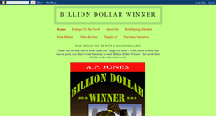 Desktop Screenshot of billiondollarwinner.blogspot.com