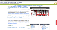 Desktop Screenshot of info-kerja-anda.blogspot.com