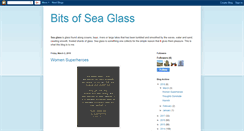 Desktop Screenshot of bitsofseaglass.blogspot.com