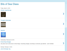 Tablet Screenshot of bitsofseaglass.blogspot.com