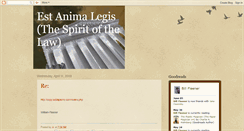 Desktop Screenshot of estanimalegis.blogspot.com