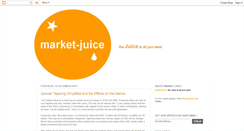 Desktop Screenshot of market-juice.blogspot.com