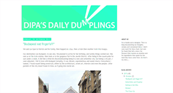 Desktop Screenshot of dipasdailydumplings.blogspot.com