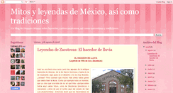 Desktop Screenshot of mitosyleyendasdemexico.blogspot.com