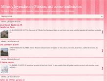 Tablet Screenshot of mitosyleyendasdemexico.blogspot.com