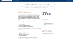 Desktop Screenshot of comeallungareilpene.blogspot.com