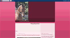 Desktop Screenshot of equestrianlady.blogspot.com