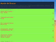 Tablet Screenshot of mundodedracon.blogspot.com