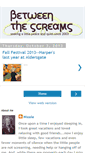 Mobile Screenshot of betweenthescreams.blogspot.com