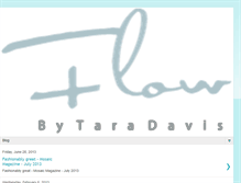 Tablet Screenshot of flowbytaradavis.blogspot.com