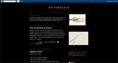 Desktop Screenshot of lasparalelas.blogspot.com