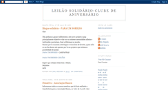 Desktop Screenshot of clubedeaniversario-leilaosolidario.blogspot.com