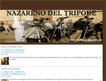 Tablet Screenshot of nazarenodeltripode.blogspot.com