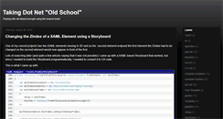 Desktop Screenshot of oldschooldotnet.blogspot.com