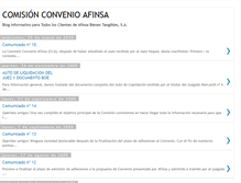 Tablet Screenshot of comisionconvenioafinsa.blogspot.com