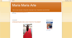 Desktop Screenshot of mariamariarte.blogspot.com