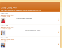 Tablet Screenshot of mariamariarte.blogspot.com