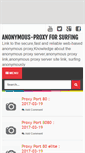 Mobile Screenshot of anonymous-proxy.blogspot.com