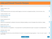 Tablet Screenshot of julie-recipes.blogspot.com