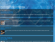 Tablet Screenshot of freshwater-lobsterfarming.blogspot.com