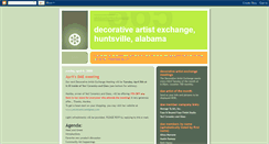 Desktop Screenshot of decorativeartistexchange.blogspot.com