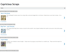 Tablet Screenshot of capricious-scraps.blogspot.com