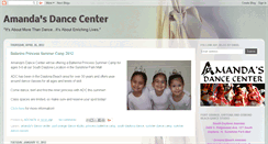 Desktop Screenshot of amandasdancecenterdaytonadancelessons.blogspot.com