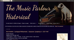 Desktop Screenshot of musicparlourhistorical.blogspot.com