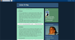 Desktop Screenshot of lenas23ting.blogspot.com