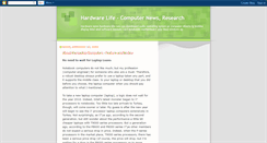 Desktop Screenshot of hardware-life.blogspot.com
