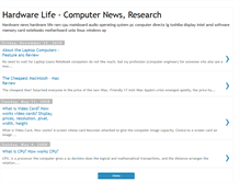 Tablet Screenshot of hardware-life.blogspot.com