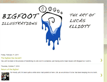 Tablet Screenshot of bigfootillustrations.blogspot.com