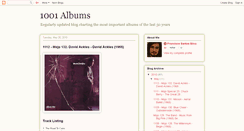 Desktop Screenshot of 1001albums.blogspot.com