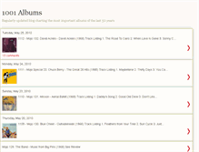 Tablet Screenshot of 1001albums.blogspot.com
