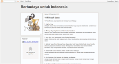 Desktop Screenshot of berbudayauntukindonesia.blogspot.com