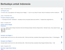 Tablet Screenshot of berbudayauntukindonesia.blogspot.com