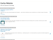 Tablet Screenshot of ceritaweb.blogspot.com