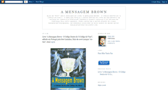 Desktop Screenshot of amensagembrown.blogspot.com