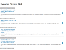 Tablet Screenshot of exercise-fitness-diet.blogspot.com