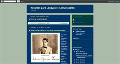 Desktop Screenshot of lenguajebicentenario.blogspot.com